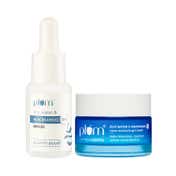 Plum Niacinamide Serum & Moisturizer with Rice Water Duo Combo