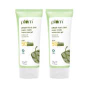 Plum Green Tea & Zinc Super-Matte Sunscreen Gel (50 g) For oily, combination skin Pack of 2 Combo