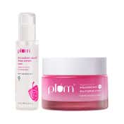 Plum Bulgarian Rose And 1% Hyaluronic Acid Toner & Moisturiser Duo for Hydration & Plumpy Skin