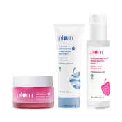 Plum Niacinamide Face wash and Bulgarian Rose Toner & Moisturiser for Brightning & Hydration Combo