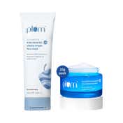Plum Simply Bright  Facewash and Moisturizer Combo