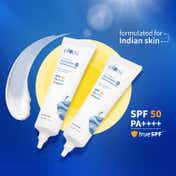 Plum 2% Niacinamide & Rice Water Spf 50 Pa+++ Hybrid Sunscreen - Pack Of 2