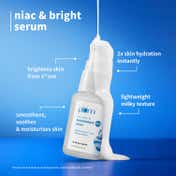 Plum 10% Niacinamide Face Serum with Rice Water Clarity Boost Fragrance-free (15 ml) Pack of 2