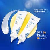 Plum 2% Niacinamide & Rice Water SPF 50 PA+++ Sunscreen, Fades Tan Pack of 2 Combo