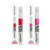 Protouch Lippie Love Combo - Lip Plumping Tint with Grapeseed Extracts Fuller Lips - Pink & Red