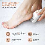 Protouch Bliss Pedicure Combo - Callus Remover Device + Callus Remover Spray + Feet Lotion