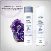 QOD Professional Max Silver Shampoo & Conditioner (300ml) (Combo of 2)