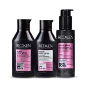 Redken's Color Protection & Shine Combo -Acidic Color Gloss Shampoo, Conditioner & Naked Gloss Serum