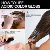 Redken's Color Protection & Shine Combo -Acidic Color Gloss Shampoo, Conditioner & Naked Gloss Serum