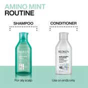 Redken's Scalp Care Combo - Amino Mint Shampoo & Acidic Bonding Concentrate Bond Repair Conditioner