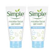 Simple Water Boost Micellar Facial Wash - Pack of 2 Combo