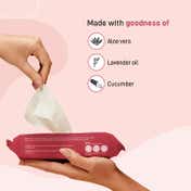 Sirona Feminine Pain Relief Patches for Period Pain - 5 Patches with Intimate Wipes 10 Wipes Combo