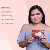 Sirona Feminine Pain Relief Patches for Period Pain - 5 Patches with Intimate Wipes 10 Wipes Combo