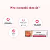 Sirona Feminine Pain Relief Patches for Period Pain - 5 Patches with Intimate Wipes 10 Wipes Combo