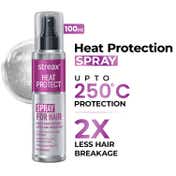 Streax Heat protect Spray + Streax Frizz Control Hair Serum 100 ml Combo