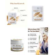 TNW The Natural Wash De Tan Pack + Radiance Boost Rice Face Sheet Mask Glow Combo