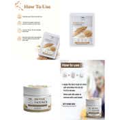 TNW The Natural Wash De Tan Pack + Radiance Boost Rice Face Sheet Mask Glow Combo
