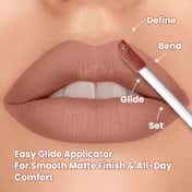 TNW The Natural Wash Comfy Matte Liquid Lipstick Royal Rumour Shade Duo Pack Combo
