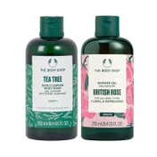 The Body Shop Tea Tree & British Rose Refresh Combo