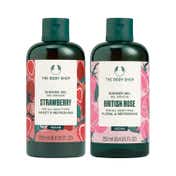 The Body Shop Strawberry & British rose Shower gel Combo