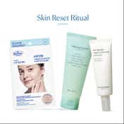 The Face Shop Skin Reset Ritual Combo for Acne Care - Cleanser + Patches + Sunscreen