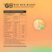 The Good Bug Bye Bye Bloat Supergut Powder For Bloating & Gas Support (Pack Of 2 x 15 Sachet) Combo