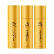 The Man Company Privilege Legend Body Spray Pack of 3 Combo - (150 ml x 3)