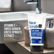 Ustraa Hair Vitalizer Shampoo & Face Scrub - Detan Combo