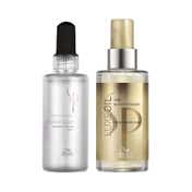 SP Balance Scalp Energy Serum & LuxeOil Reconstructive Elixir Hair Oil Combo