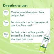 WishCare Pure & Natural Rose Water Toner & Aloe Vera Gel Combo-Hydrates & Repairs Skin (200 ml each)