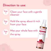 WishCare Pure & Natural Rose Water Toner & Aloe Vera Gel Combo-Hydrates & Repairs Skin (200 ml each)