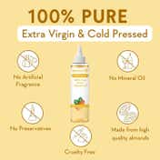 WishCare 100% Pure Cold Pressed Castor Oil & Sweet Almond Oil Combo - (200 ml each)