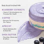 mCaffeine Blueberry Body Butter + Body Scrub Combo