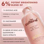 mCaffeine Detan Body Wash Reduces Dark Spots & Brightens Skin Tangy Guava- 300 ml Combo