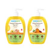 Mamaearth Winter Body Lotion Duo (Ubtan + Vitamin C Body Lotions) - (300 ml x 2) Combo