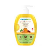 Mamaearth Winter Body Lotion Duo (Ubtan + Vitamin C Body Lotions) - (300 ml x 2) Combo