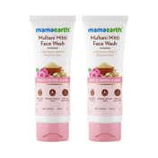Mamaearth Multani Mitti Face Wash - (100ml) (Pack of 2) Combo