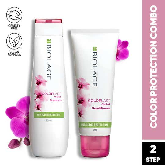 Biolage Colorlast Shampoo & Conditioner Combo for Protection to Color Treated Hair (200 ml + 98 g)