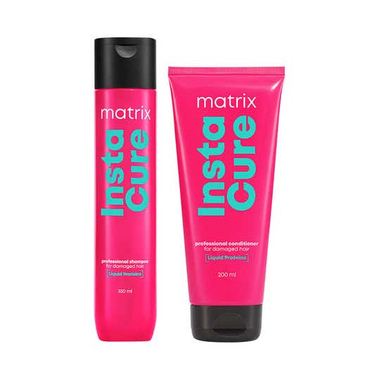 Matrix Opti.Repair Shampoo & Conditioner for Damaged Hair with Liquid Proteins (350 ml + 196 g)