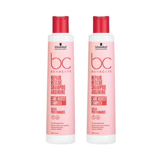 Schwarzkopf Professional Bonacure Repair Rescue Shampoo Pack of 2 Combo (250 ml x 2)