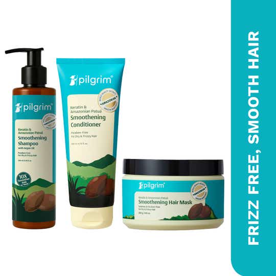 Pilgrim Advanced Patua & Keratin Smoothening Essentials Combo