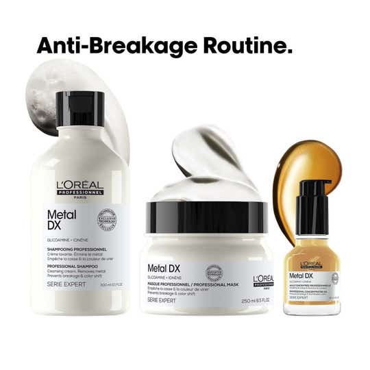 L'Oreal  Professionnel Metal Dx Shampoo + Metal Dx Mask + Metal Dx Oil (300 ml + 250 ml + 50 ml)