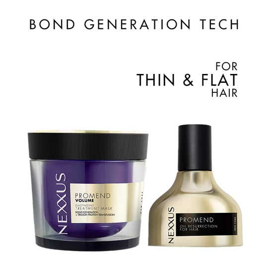 Nexxus Promend Volumizing Deep Bond Treatment Mask & Serum Duo Thin & Flat Hair Combo