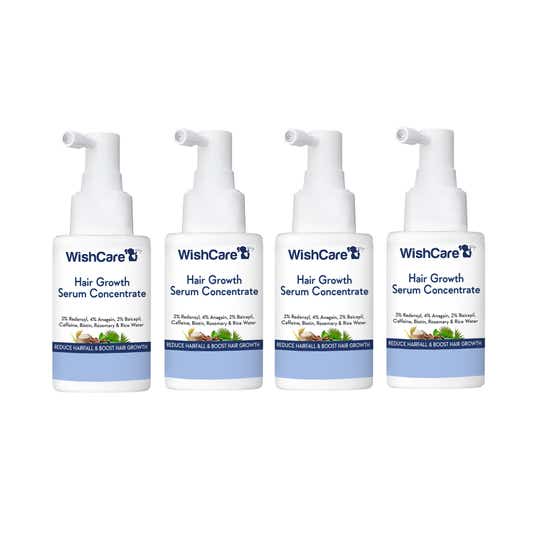 WishCare Hair Growth Serum Concentrate In-Vivo Tested Redensyl Anagain Biotin Keratin & Rice Water