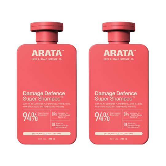 Arata Damage Defence Super Shampoo (200 ml) Combo