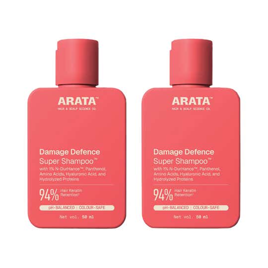 Arata Damage Defence Super Shampoo (50 ml) Combo