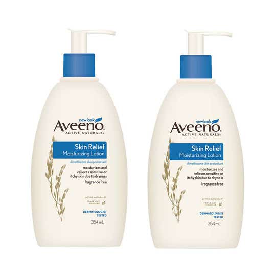 Aveeno Skin Relief Fragrance Free Moisturizing Lotion 354 Ml Combo