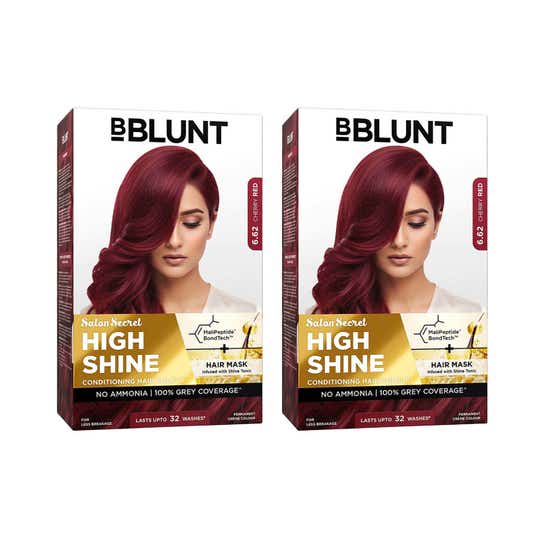 BBlunt Salon Secret High Shine Conditioning Hair Colour Cherry Red Combo