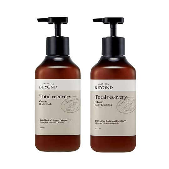 Beyond Total Recovery Korean Creamy Body Wash & Body lotion for dry skin with Collagen Combo