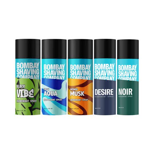 Bombay Shaving Company Men’s Deodorant Gift Set  (5 x 150ml) Combo